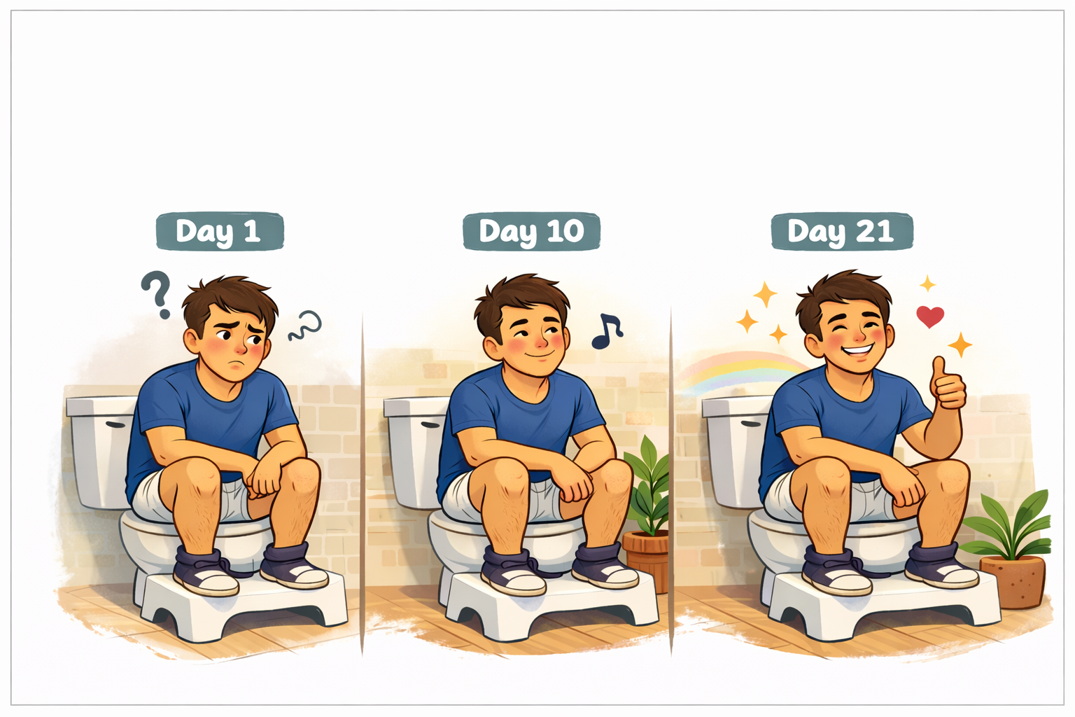 21 Days to a New Habit… and a Happier Poop 💩
